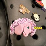 Crocs  Classic‎ Clog Women's 10 Slate Grey Includes All Charms Princess Unicorn Photo 5