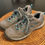 Eddie Bauer Gray and Teal  sneakers/hiking shoes women’s size 7.5 Photo 0