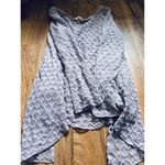 Capri shark bite hem textured purple shirt Sz M Purple Photo 6