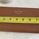 Kate Spade NY Leila Large Continental Wallet Pebble Leather Warm Gingerbread Photo 14