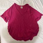 Free People Pink Oversized Tee Photo 0