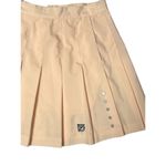 Jamie Sadock Pale Yellow Pleaded Mini Skirt Women Size 10 Photo 4