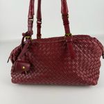 Bottega Veneta 🤍HP🤍 Red Intrecciato Leather Montaigne Bag Photo 4