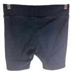 ALLSAINTS Black Biker Shorts Ribbed Stretch Cotton Blend Womens Workout Active Photo 3