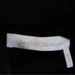 See By Chloe SEE BY CHLOÉ Ruched Pouf Sleeve Black Mini Dress 36 Photo 7