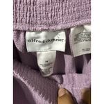 Alfred Dunner  Pant Suit Women's 14 Lilac Blazer Mock Vest Short Sleeve Pants 16 Photo 8