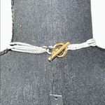 Jenny Bird Silver and Gold “SOLA” Necklace Modern Minimalist Design Photo 3