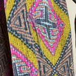 Hazel Large Boho Aztec Flowy Loose Dress Pleat V Neck Swim Cover Vacation Summer Brown Photo 4