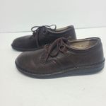 Finn Comfort Brown Leather Earthy Rustic Oxford Sneaker Shoes EU 38 US 8W 6M Size 8 Photo 2
