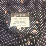 Neiman Marcus #22 Women's Black Polka Dot Vintage Silk Dress by , Sz: 12 Photo 2