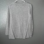 DE Collection Women’s Gray Cable Knit Sweater Pullover XS Long Sleeve Crewneck Photo 3