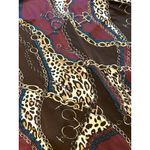 Dress Barn Multicolor Print Stretchy Dress Chain Design Size Small Classic City Photo 5