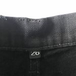 LF new Carmar ❉ Daisy Embroidery Embellished Cut Off Frayed Denim Shorts ❉ Black Photo 6