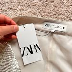 ZARA  Champaign gold midi skirt. M Photo 5