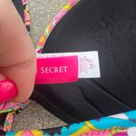 Victoria's Secret Victoria’s Secret 34D/L The Gorgeous Pink Neon Paisley Pushup Halter Bikini Set Photo 5