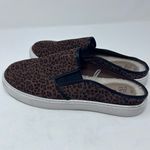 Time and Tru Women's Animal‎ Print Twin Gore Mules Faux Fur Insides Size 10 Brown Photo 1