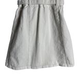 Area Stars White Denim Sleeveless Belted Button Front Shirt Dress Size Small Photo 9