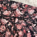 Lululemon Fast & Free 7/8 Floral Print Leggings, Peony Multi, Sz 8 Photo 5