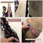 Sam Edelman "SAGE" BLACK SUEDE AND MULTI-COLOR BEAD STILETTO HEELS (10M) Photo 12