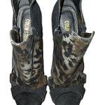 Colin Stuart  Black Suede Sandals Size 8.5 B Photo 0