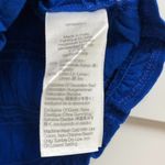 Madewell Smocked Boatneck Tank in Brilliant Sapphire, Size Medium Photo 8