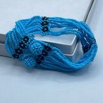 Artisan  made seed beaded layered bracelet. Photo 0