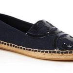 Tory Burch  Women's Poppy Espadrille Flats black size 6 E10 Photo 0