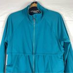 Athleta  Renew Full Zip Jacket With Ruffles Teal Women’s Photo 1