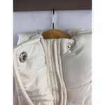 Women's Altar’d State White Puffer Vest Size L Size L Photo 4