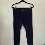 Athleta  Navy Blue High Waisted Cropped Leggings Size Large Photo 4