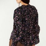 Free People Meant To Be Ditsy Floral Coastal Cowgirl Western Cottagecore Top M Photo 2