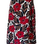 Kate Spade  poppy field linen blend warp skirt Photo 0
