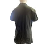 Michael Kors  Women's Black Short Sleeve Zipper front Shirt L SKU 2649 Photo 2