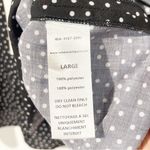 Solid & Striped  Womens Size Large Polka Dotted Circle Skirt Swing Black NEW Photo 3