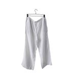 Aritzia  Wilfred The Lodge High-Rise Relaxed Wide-Leg White Linen Pants Size XL Photo 5