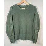 Pistola  Olga Distressed Olive Green Crewneck Waffle Knit Sweater Size X-Small XS Photo 0