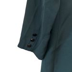 Sunny Choi Vintage Emerald Greed Beaded Sequin Accent Longline Button Blazer 14 Green Photo 2