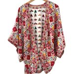 Alice + Olivia Tracy Boho Reversible Multicolor Kimono Shrug Bohemian Cottage Photo 5