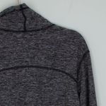 Lululemon Womens Ready To Rulu Funnel Neck Pullover Top Size 6 Gray Running Gym Photo 7