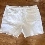 Mica Women's White Stretch Cutoff Jean Shorts NWT Size XL Photo 3