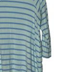 Matilda Jane Matilda Jane T-Shirt Size Small Blue Striped Stretch Blend Womens 3/4 Sleeve Photo 2