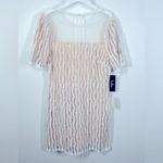 Lulus Lulu’s Smile A Minute White Embroidered Mesh Mini Dress | NWT | Medium Photo 14