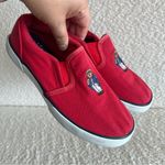 Ralph Lauren Polo  Women’s Harbour II Bear‎ Red Canvas Shoes Women's Size 5 Photo 6