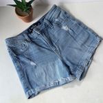 Hollister Midrise Midi Jeans Womens Shorts Sz 0 Rolled Cuff Vtg Stretch Festival Photo 9