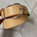 Ralph Lauren Women's  Cream Leather Belt Large Photo 1