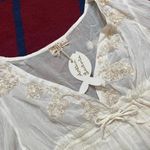 Antica Sartoria white cream coverup Lacey lace dress Beach wear beachy summer Photo 1