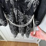 Elliatt  Nyx Embroidered Scene Long Sleeve Organza Minidress S Photo 4