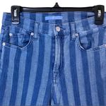 7 For All Mankind Alexa Striped High Rise Wide Leg Jeans Size 28 Photo 3
