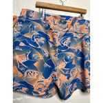 Columbia  PFG Womens Size 2X Shorts Blue Orange Floral Fish Photo 4