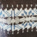 Woolrich  heather brown fair isle  vest size small Photo 1